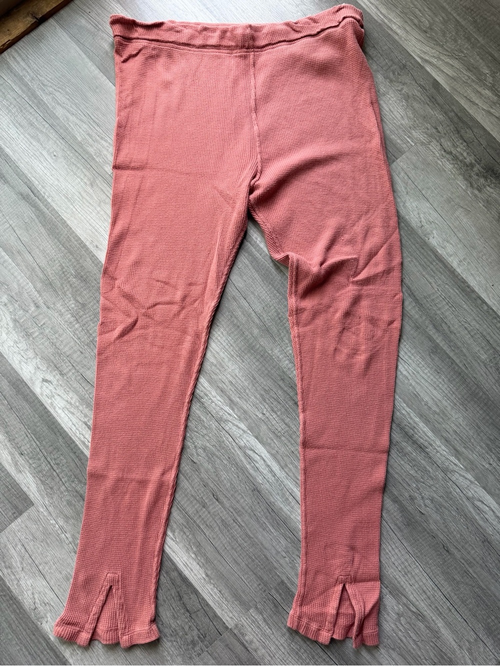 Free People Early Night Thermal leggings Dusty Rose Size Large
